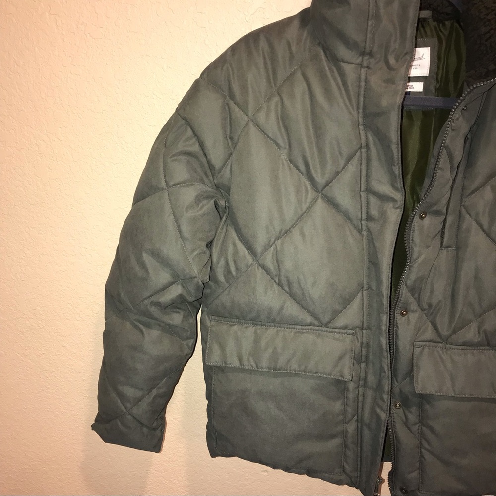 Universal Thread Utility Puffer Coat Jacket Green… - image 6